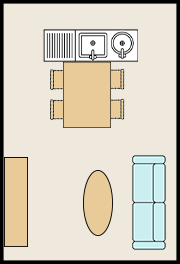 I型LDKプラン間取り図